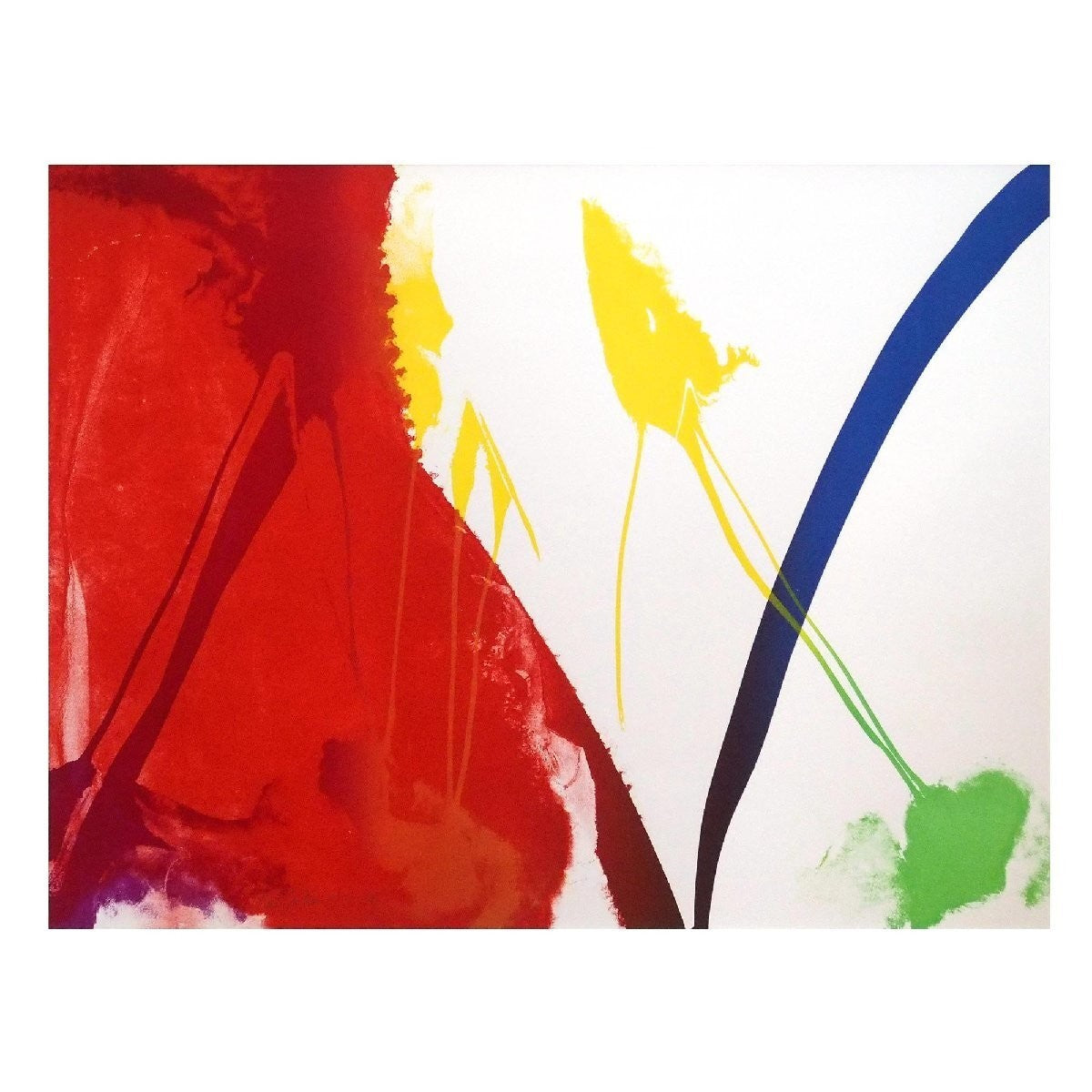 Paul Jenkins "Innumerable Mysteries" Hand Signed Lithograph Ed.150 71.5X93.5Cm