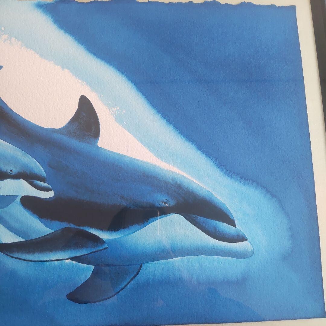 Robert Wyland Ocean Life Original Watercolor On