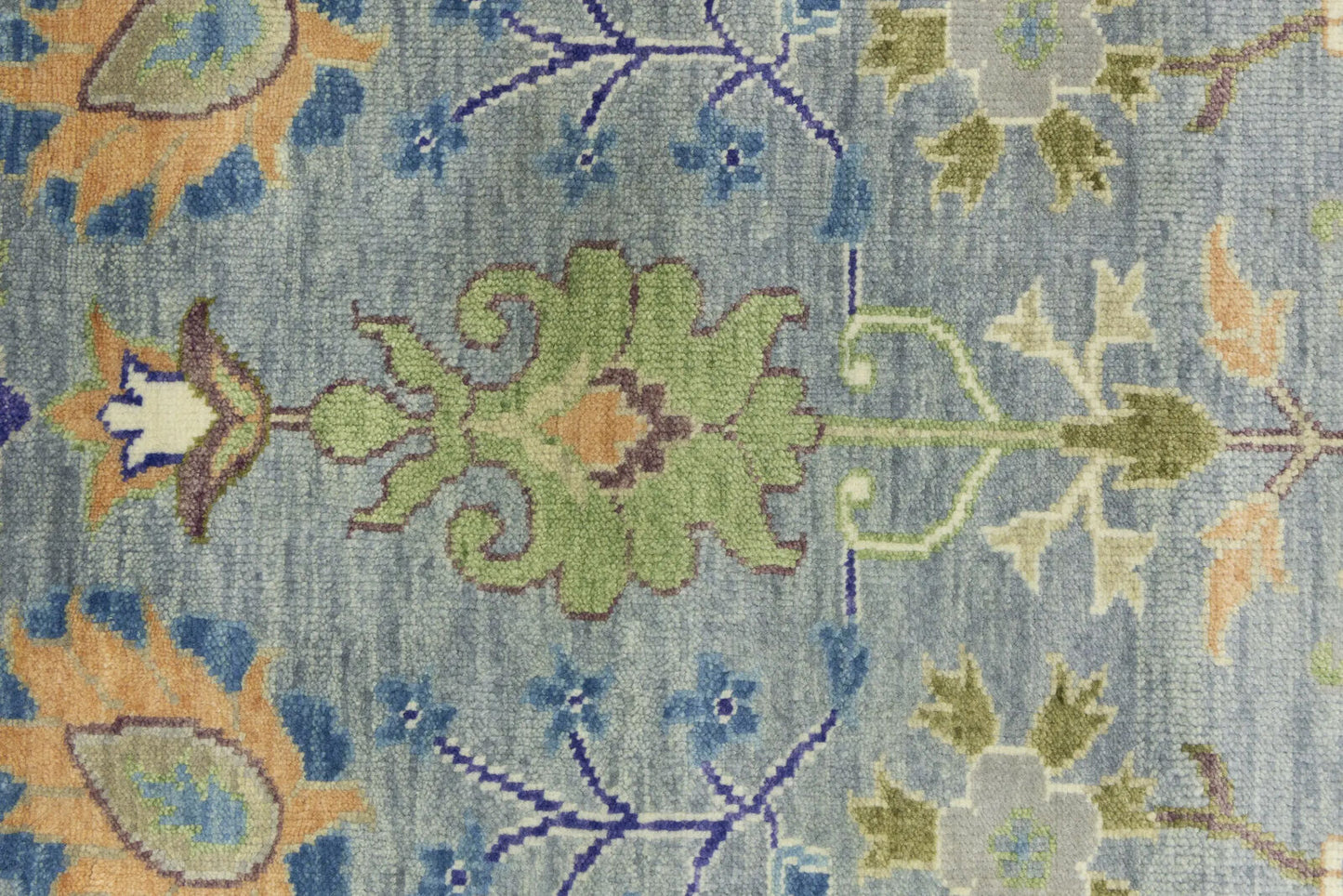 Handmade Tree of Life Oushak Chobi Oriental Rug