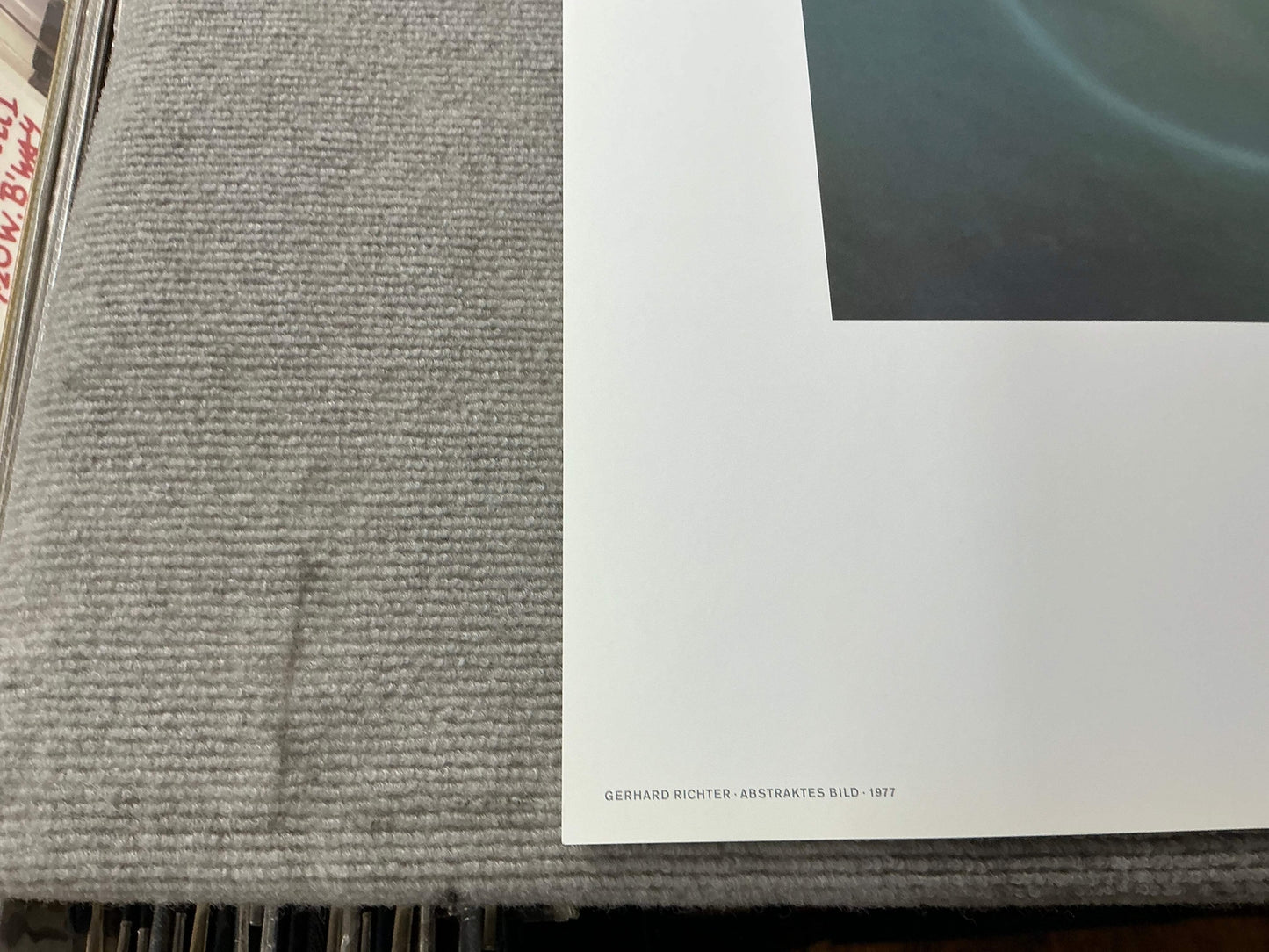 Gerhard Richter Abstrakte Bilder (No Text) " Poster Contempora