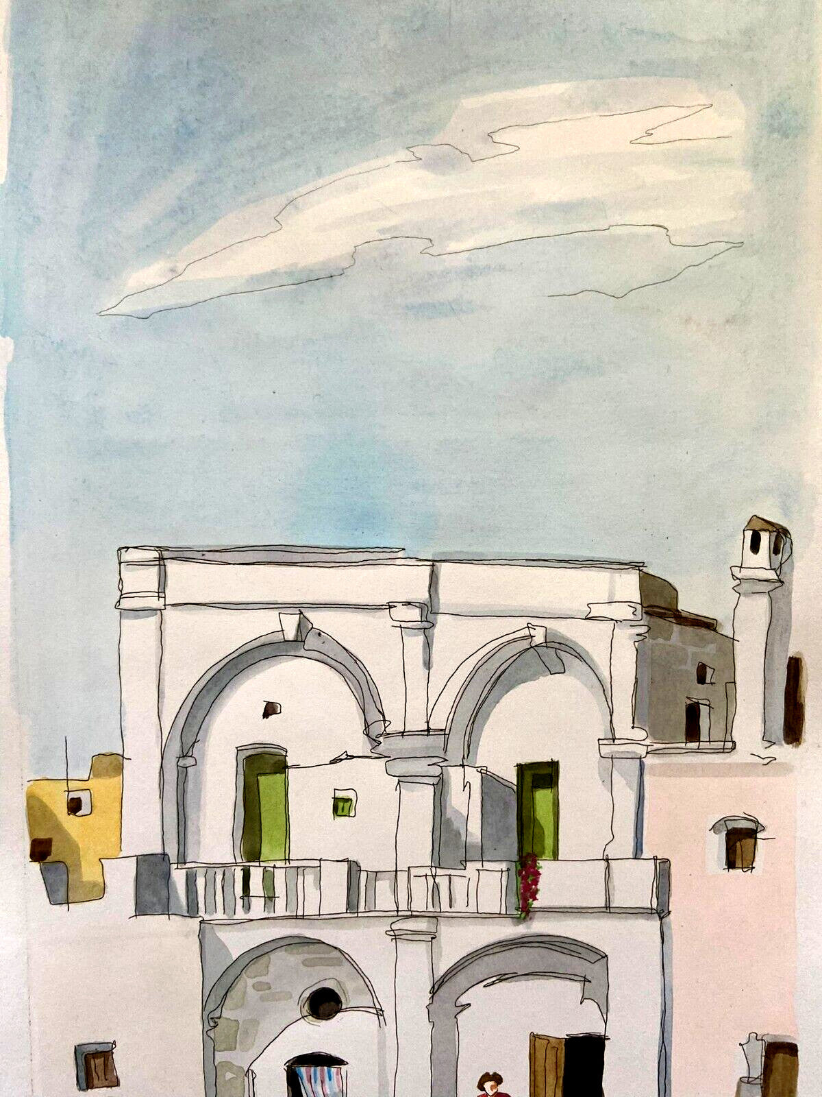 Aldo Riso 'The White House In Leuca' Hand