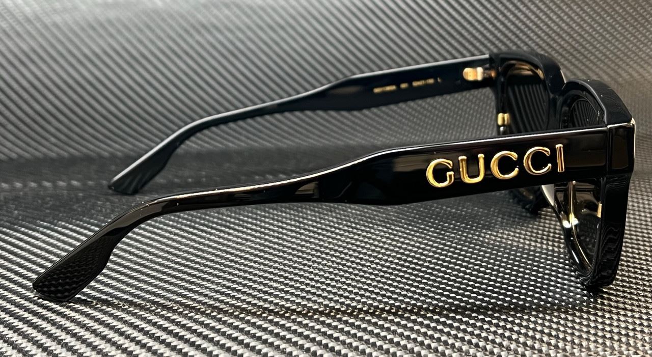Gucci Gg1136Sa 001 Black Dark Grey Women'S 52 Mm