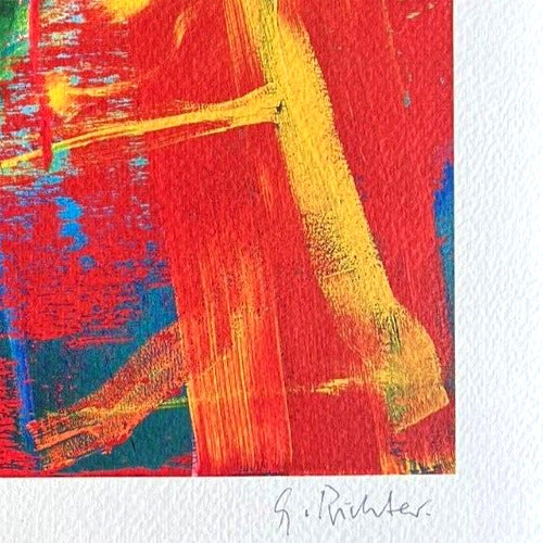Gerhard Richter Lithograph Signed Coa (Hand Numbered)