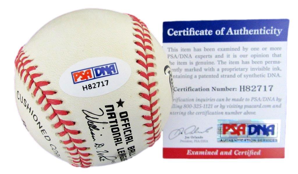 Willie Mays Hof Autographed Onl Baseball San
