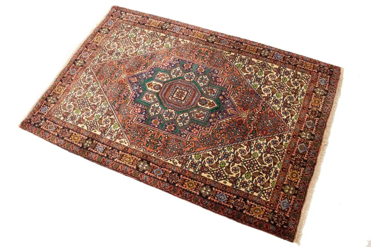 Handmade Wool Bidjar Oriental Rug Rare Vintage