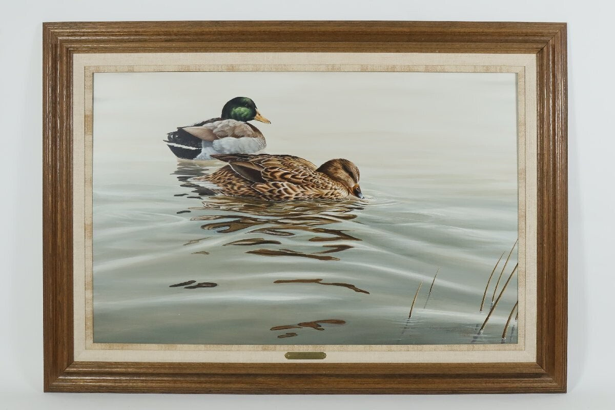 Christopher B. Walden "Sitting Ducks" Signed Oil