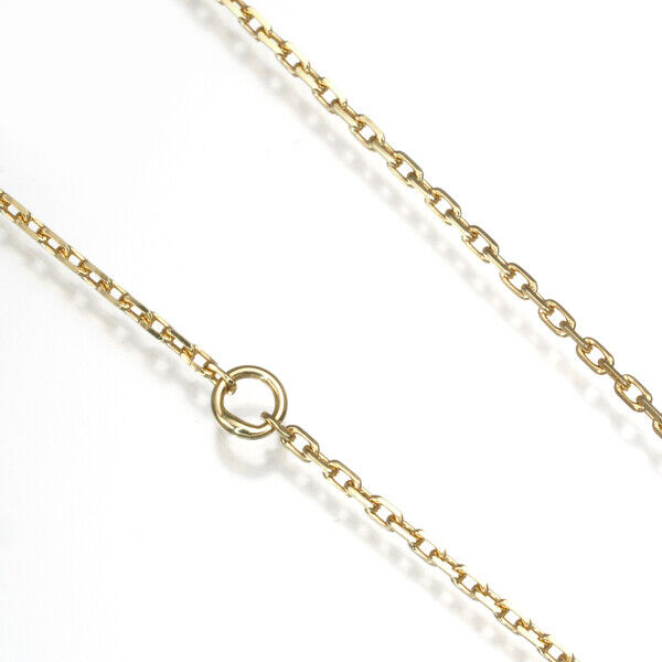 Mikimoto Cable Chain Necklace 43Cm 18K 750 Yellow Gold