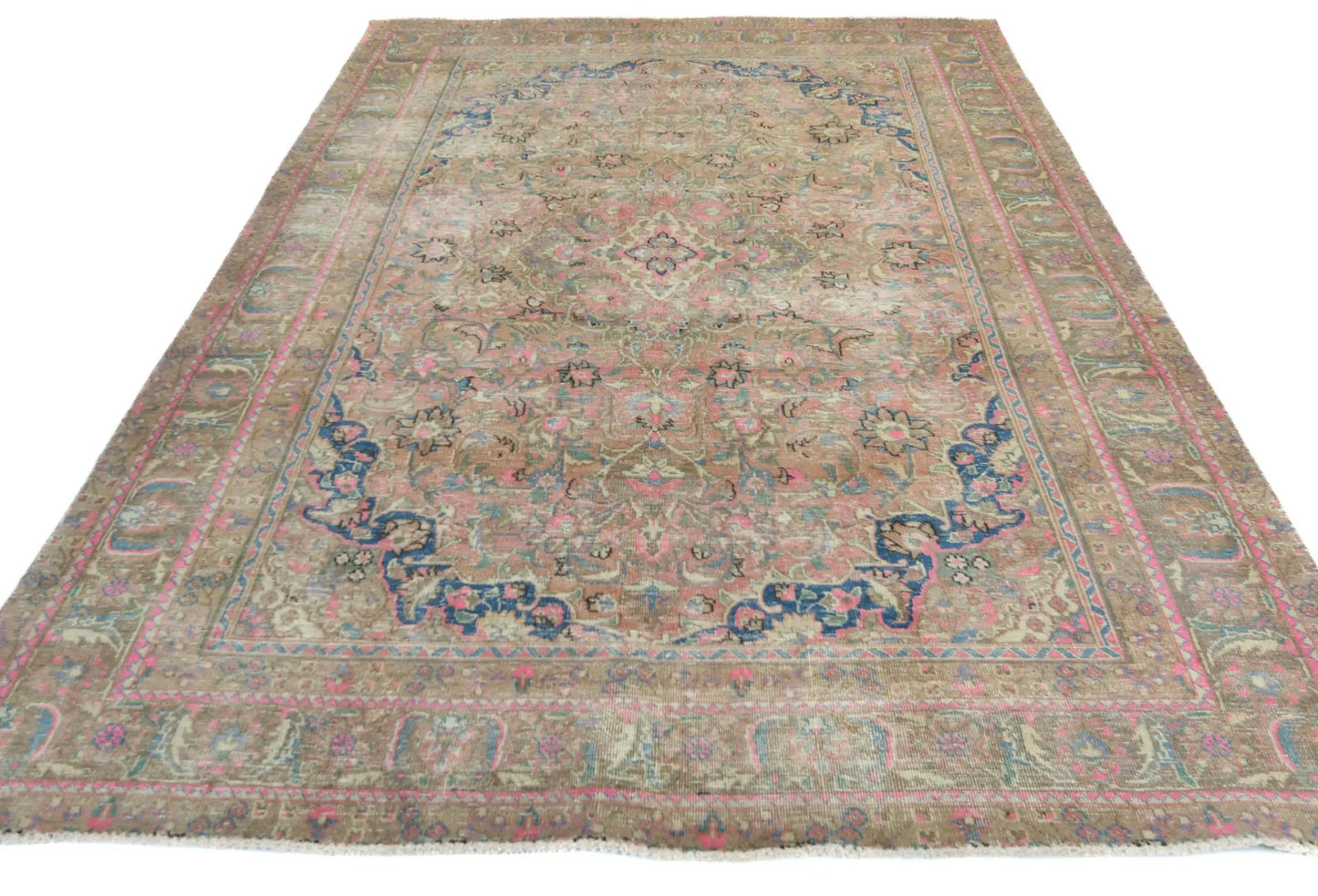 Handmade Semi Antique Muted Color 6X9 Ft