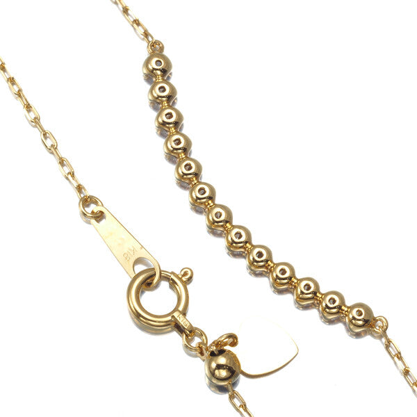Diamond 0.22Ct Necklace 18K 750 Yellow Gold