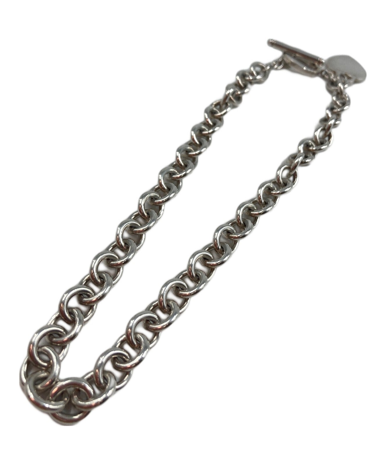 Tiffany & Co. Heart Tag Toggle Choker Necklace