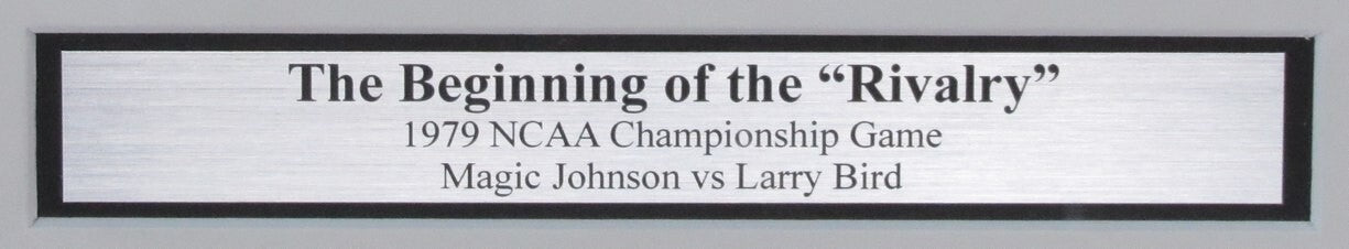Larry Bird/Magic Johnson Hof Dual-Autographed