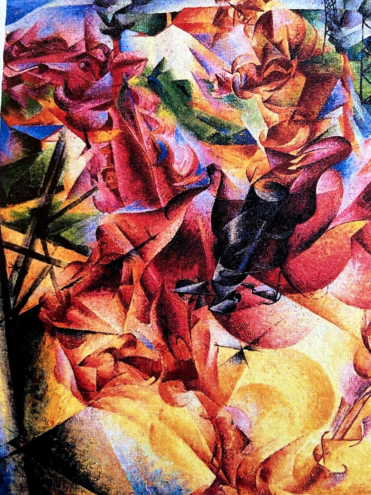 Umberto Boccioni "Futurist Knight" (Gino Severini Giacomo Balla Futurism)