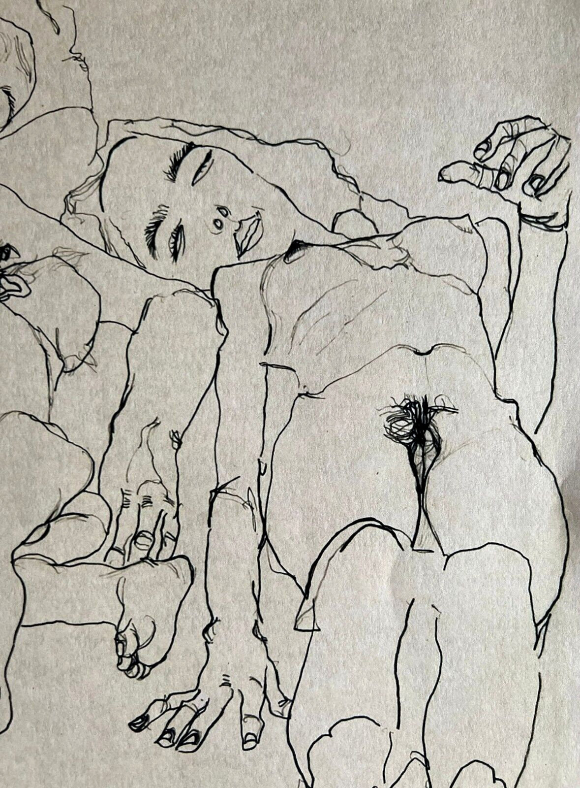 Egon Schiele Lithograph C