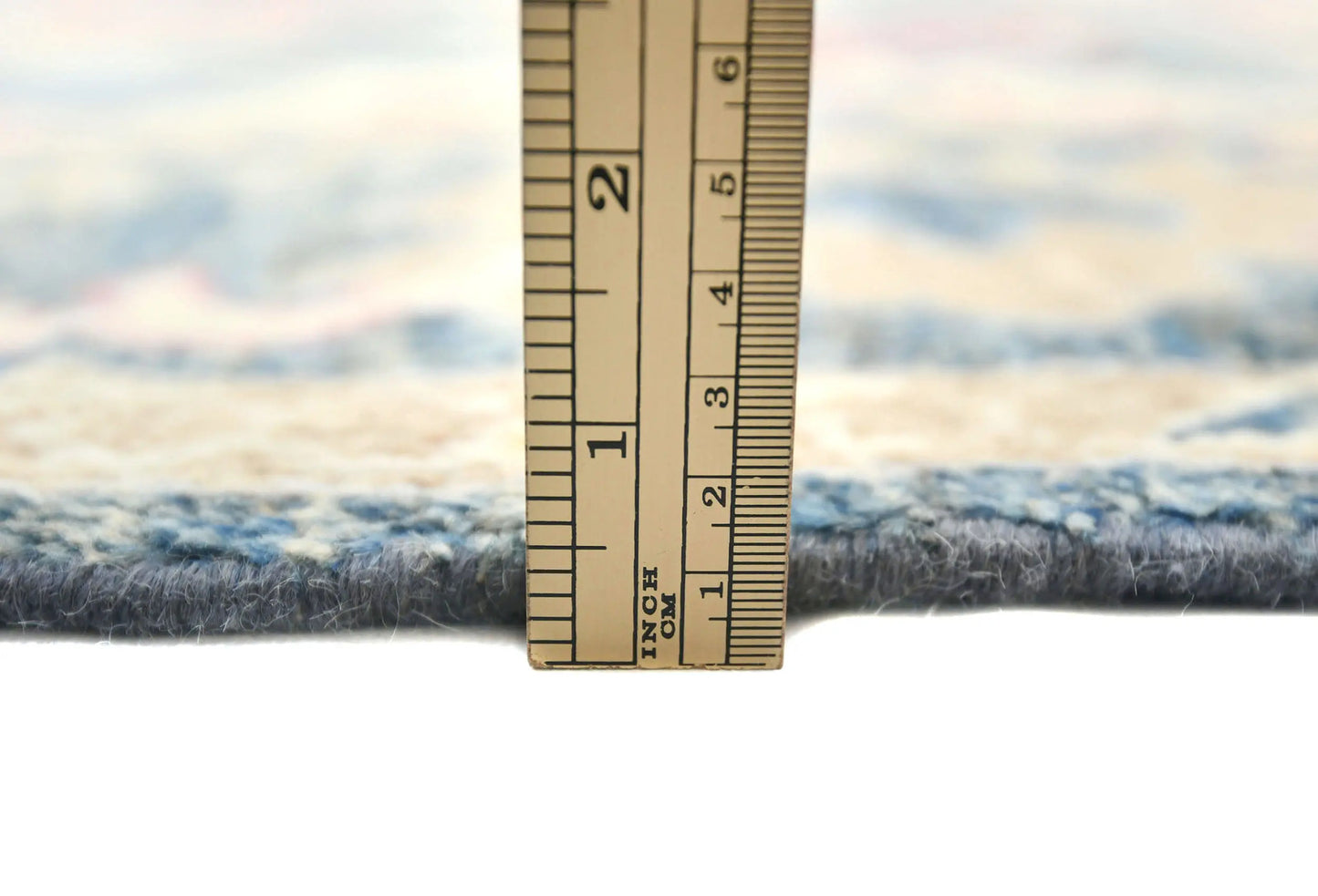 Handmade Muted Gray Floral Transitional Oriental