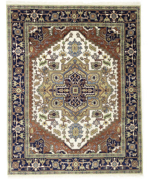 8X10 Ft Heriz Serapi Oriental Rug Traditional