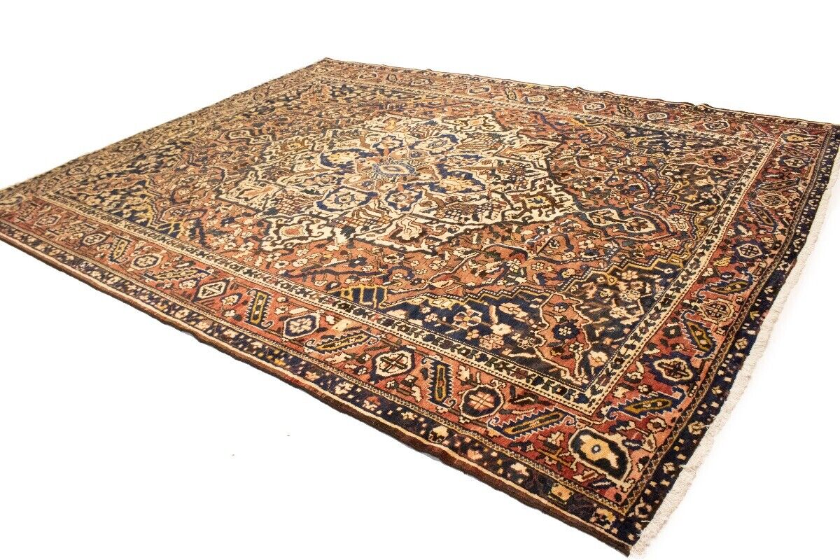 Handmade Antique Oriental Rug Floral Pattern