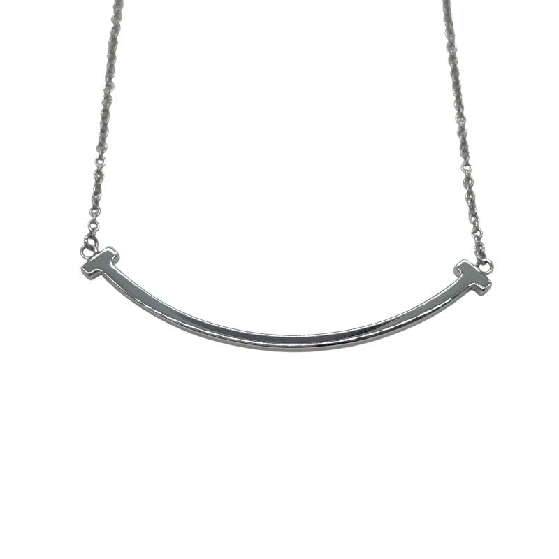 Tiffany & Co. T Smile Small Necklace K18Wg