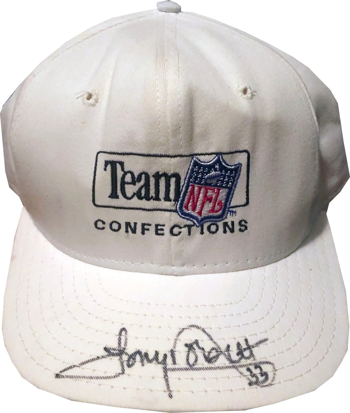 Tony Dorsett Autographed Team Nfl Confections Hat (Jsa)