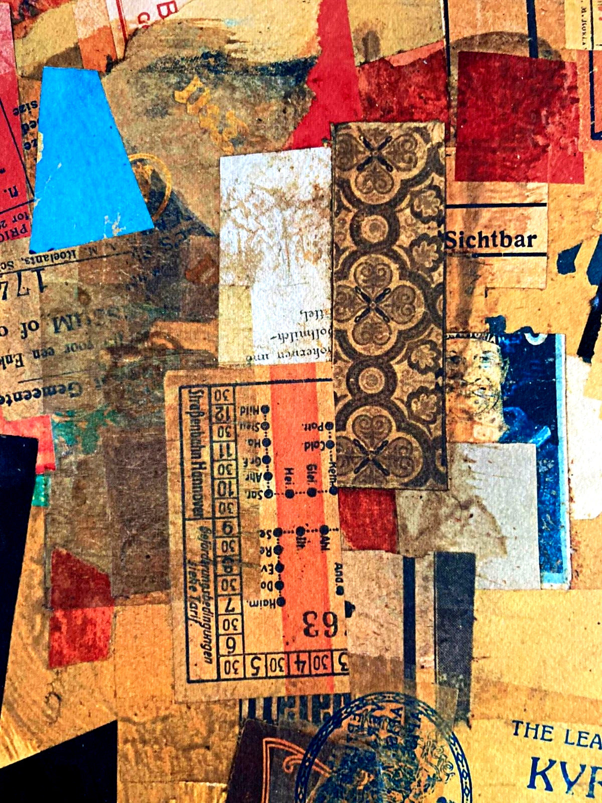 Kurt Schwitters Lithograph Certified 180Ex (Joseph Beuys Hans Hartung)