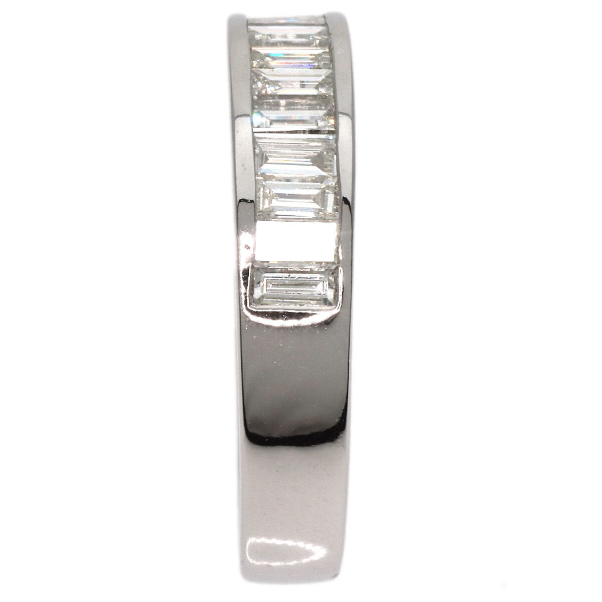 1Ct Diamond Ring Platinum Pt900 7.3G