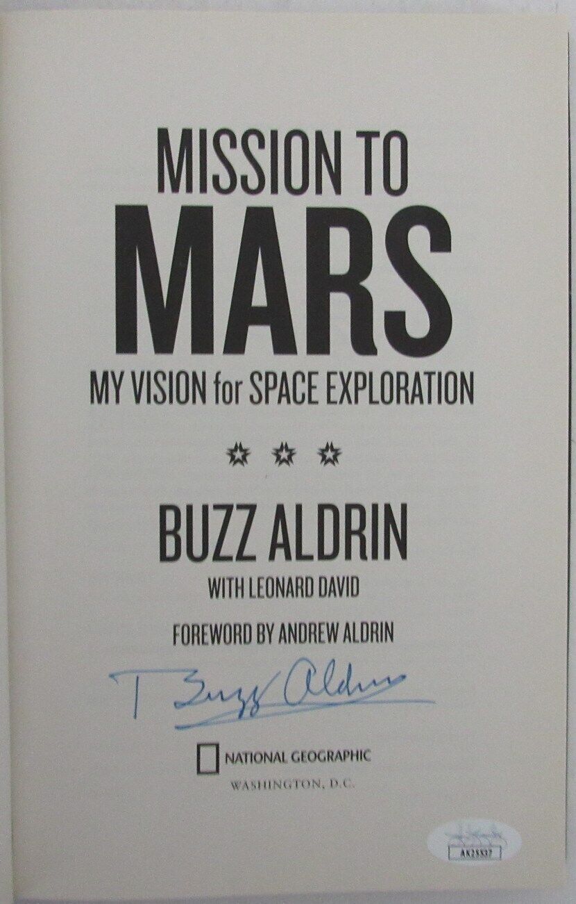 Buzz Aldrin Autographed/Signed Moon Man "Mission