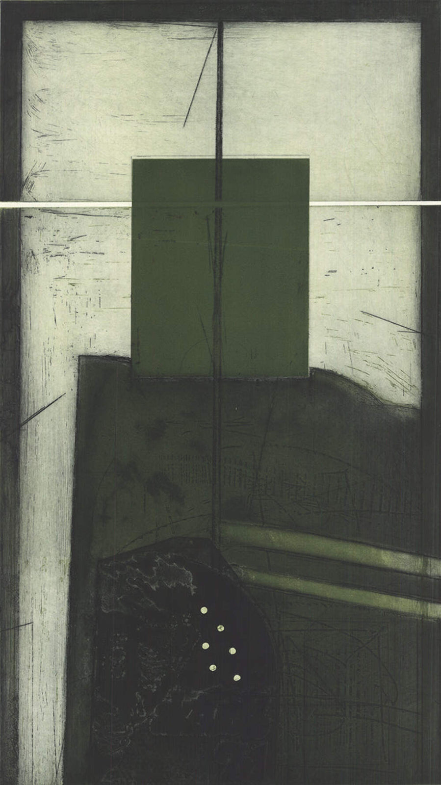 Karl Fred Dahmen Untitled Signed " Etching
