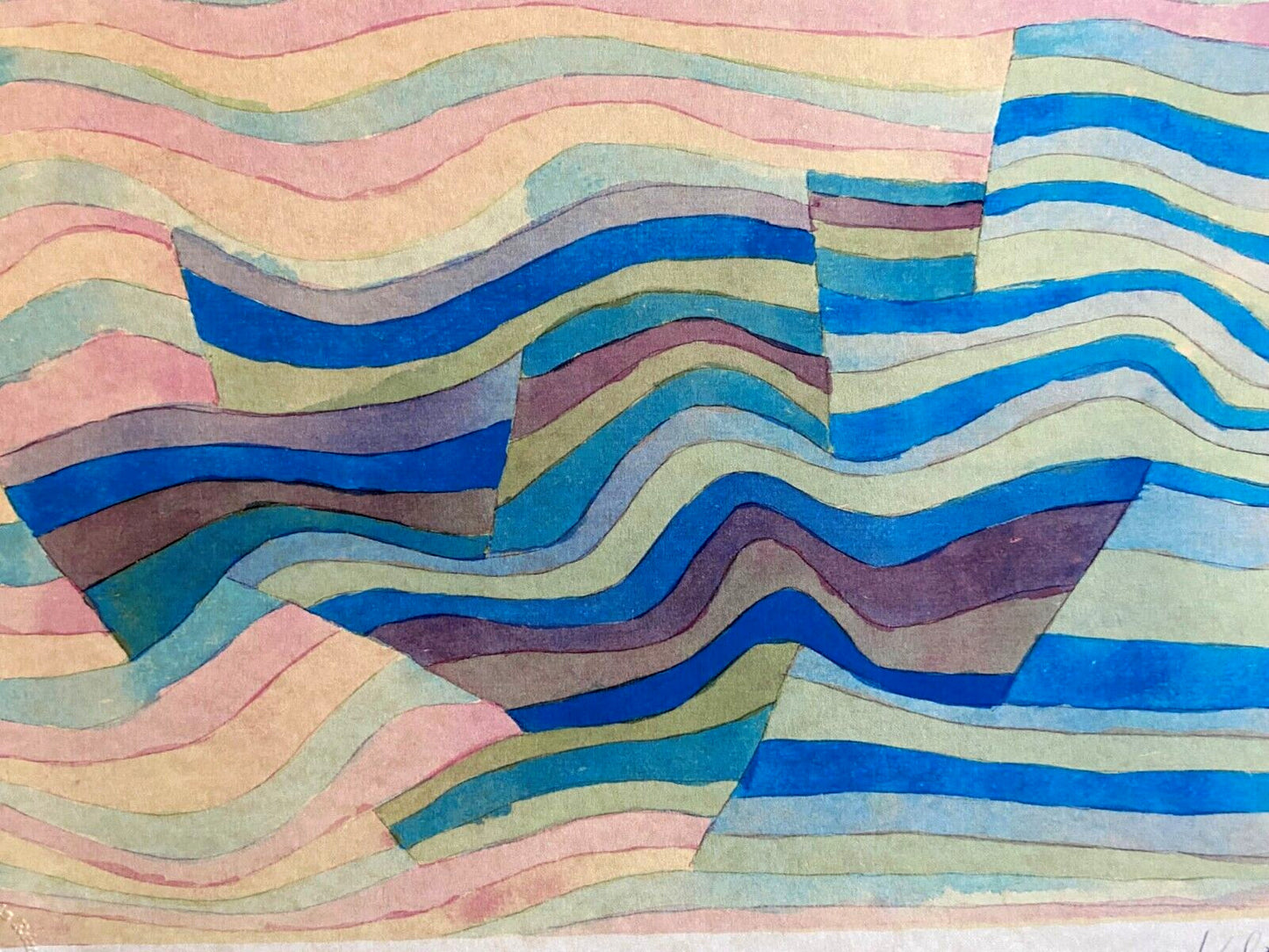 Paul Klee Lithograph Coa Numbered Pencil Stamped Certified