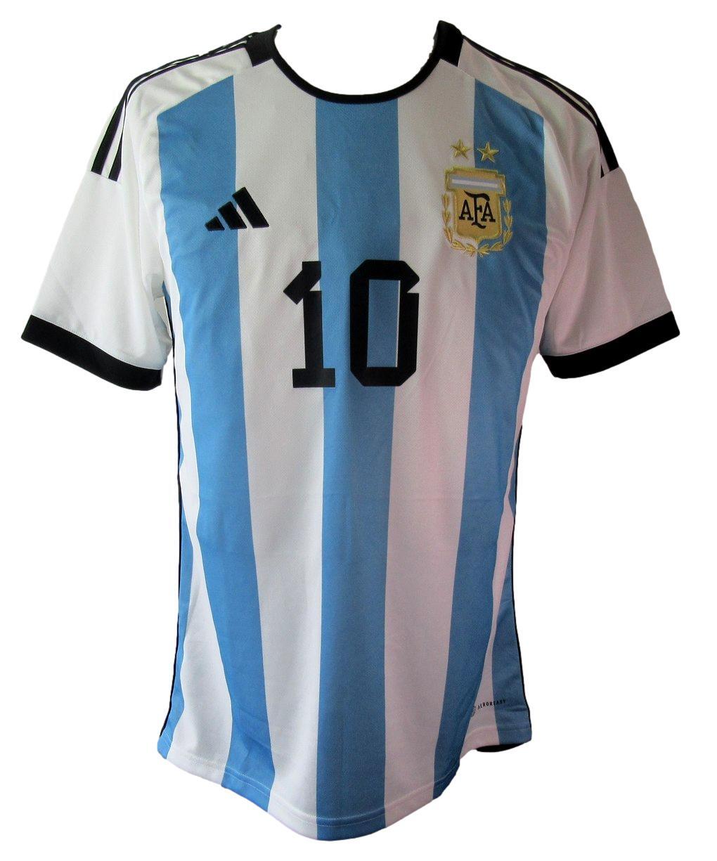 Lionel Messi Signed Argentina National 2022 Home