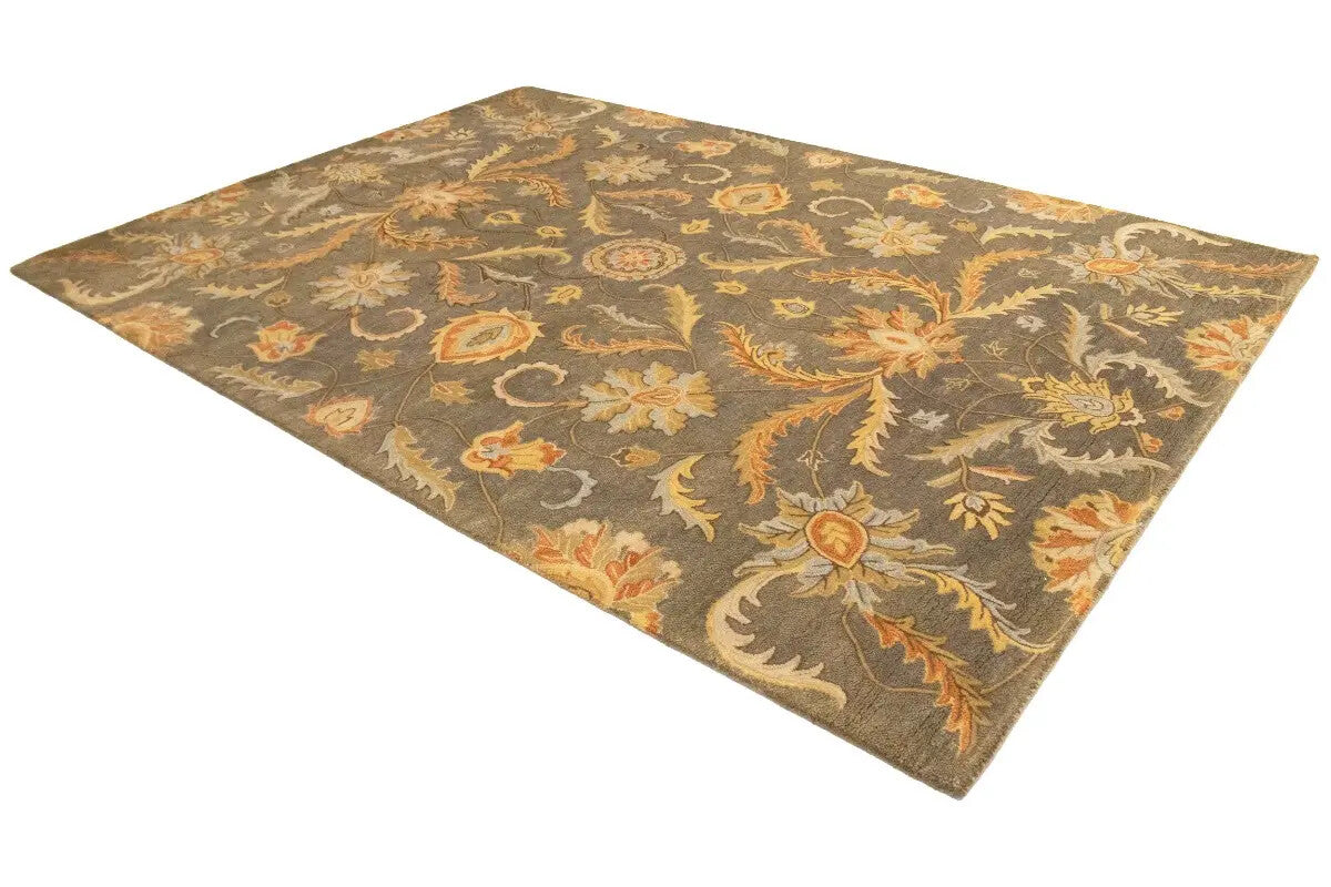 8X11 Ft Hand-Tufted Modern Oriental Rug Large