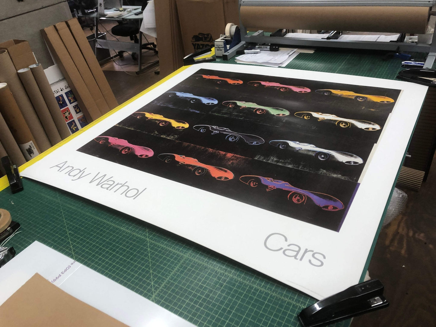 Andy Warhol Formula 1 Car W 196 R () " Poster Pop Art Multicolo
