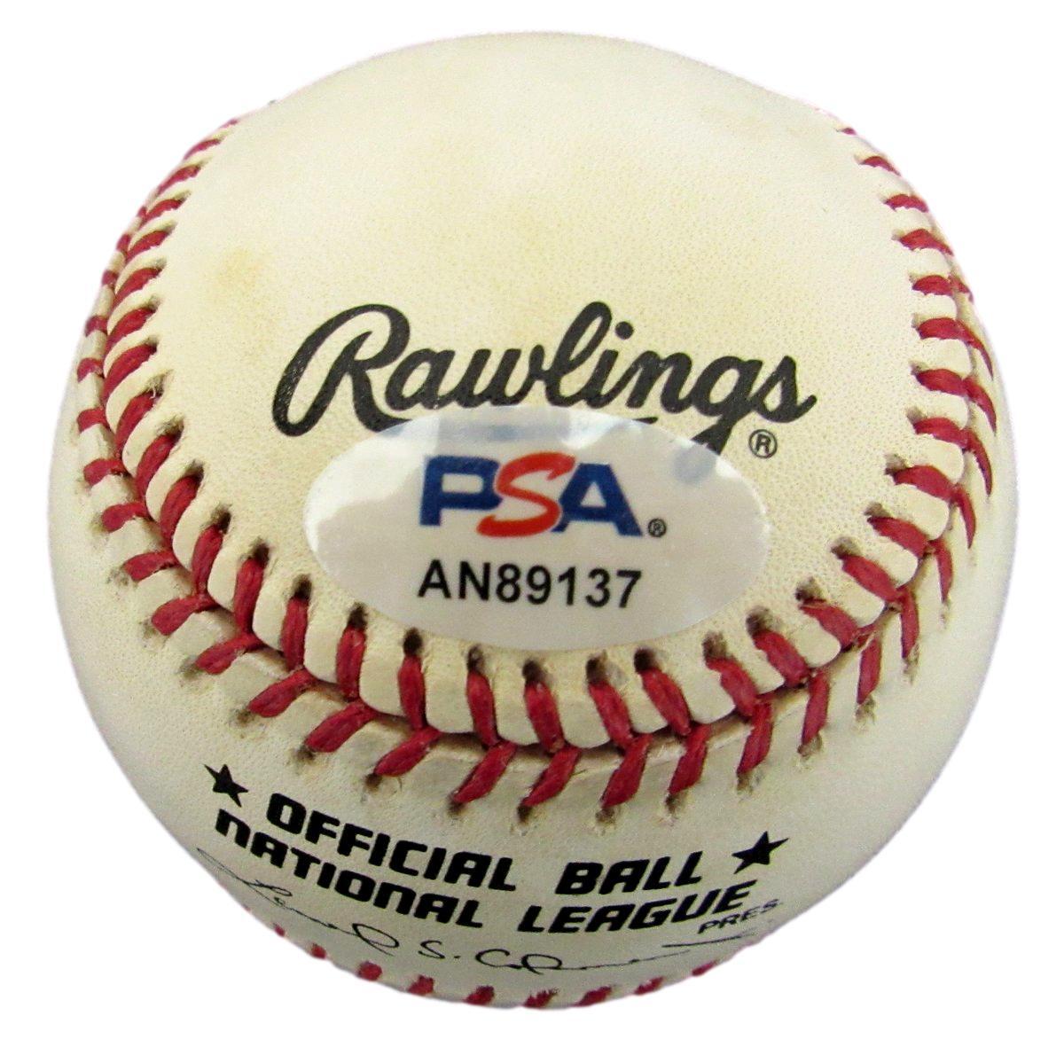 Richie Ashburn Signed/Auto Full Name Onl Baseball