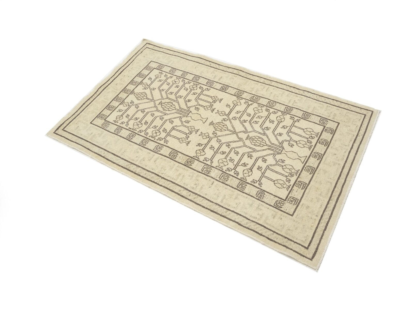 One-Of-A-Kind Handmade Vintage Oriental Rug