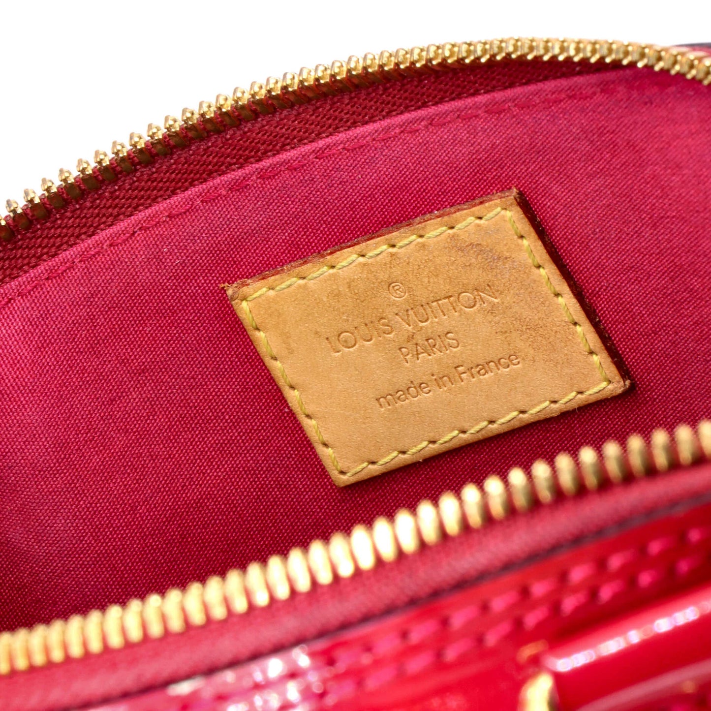 Louis Vuitton Alma Handbag Monogram Vernis Bb