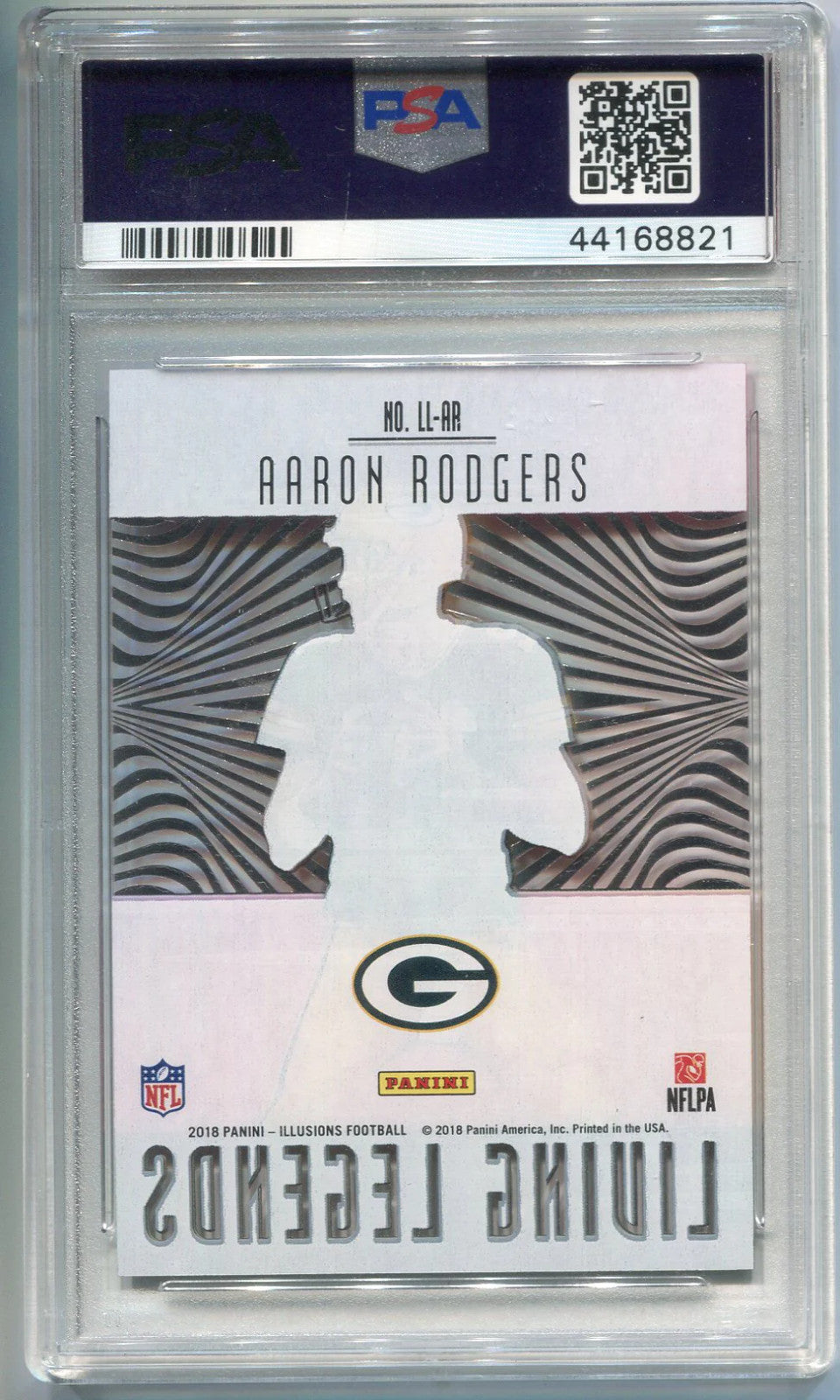 Aaron Rodgers 2018 Panini Illusions Living