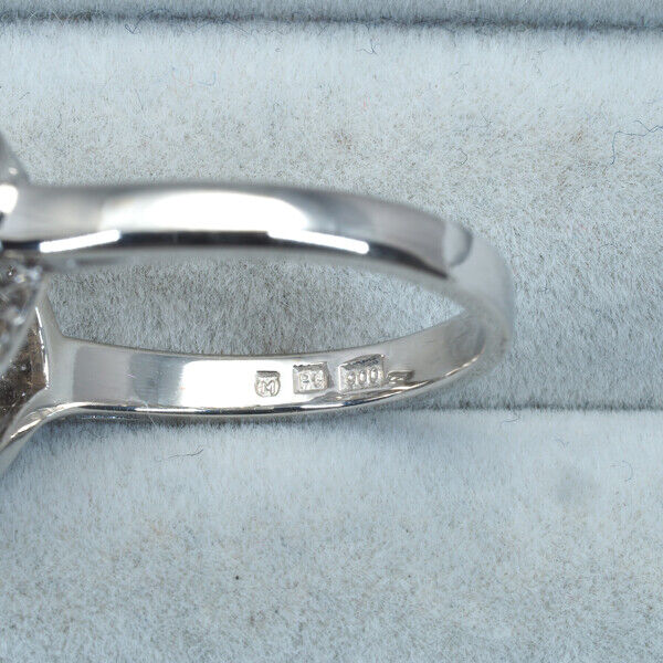 Mikimoto Ring South Sea Pearl 11.4Mm Diamond 0.23Ct Us6-6.25 900 Platinum