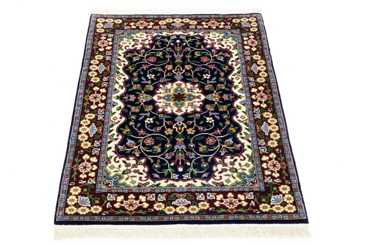 Hand-Knottted Kirman Oriental Rug 3X4 Ft Classic