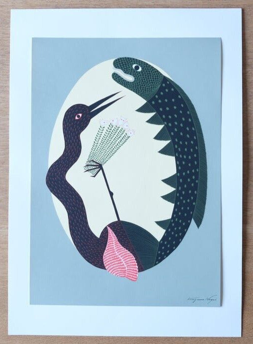 Kazumasa Nagai Signed Original Lithograph Art