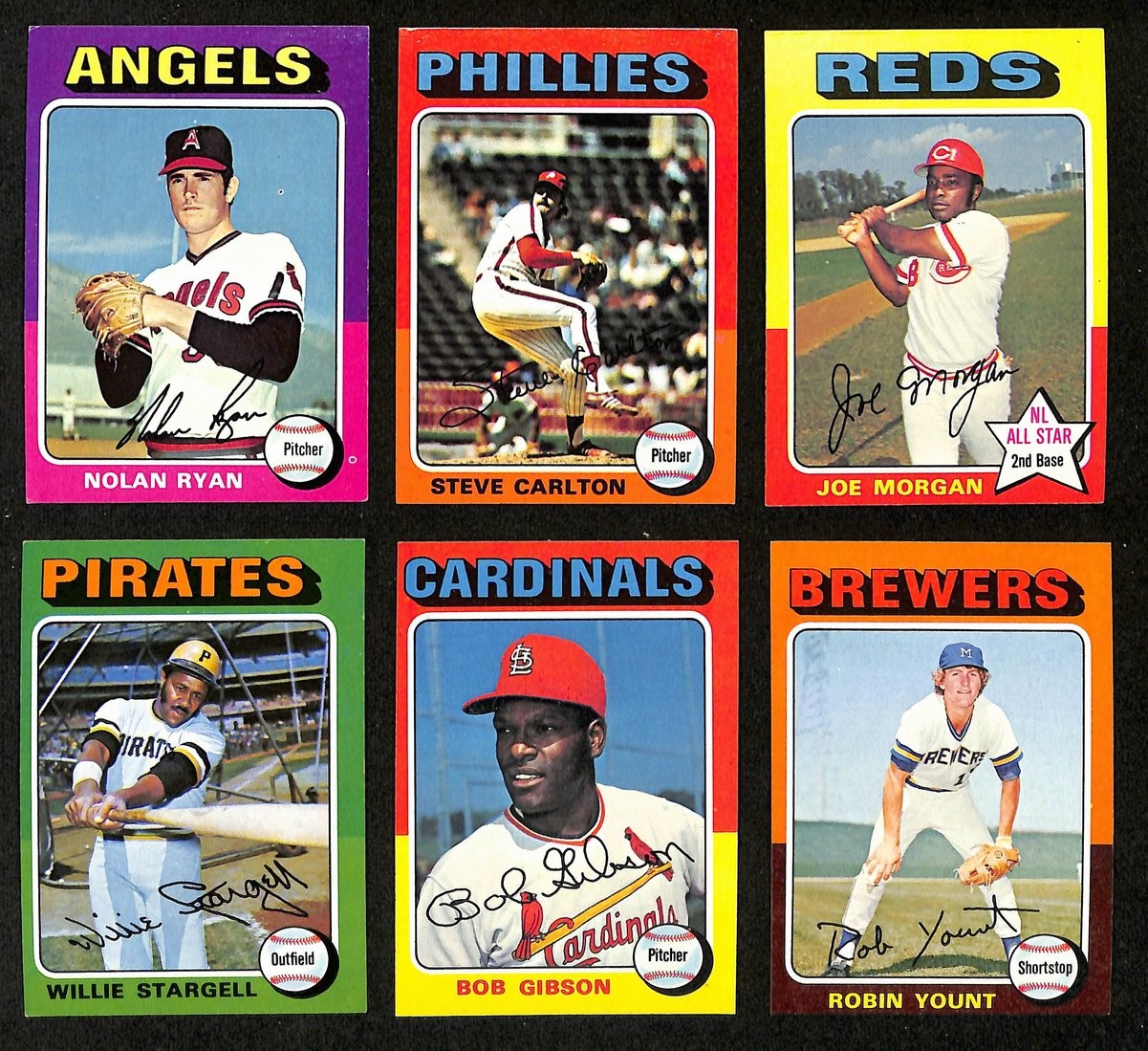 1975 Topps Baseball Complete Set (660) Aaron,