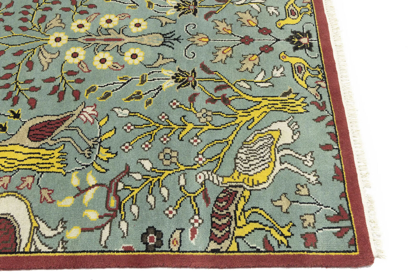 Handmade Chobi Oriental Rug 6X9 Ft Pictorial