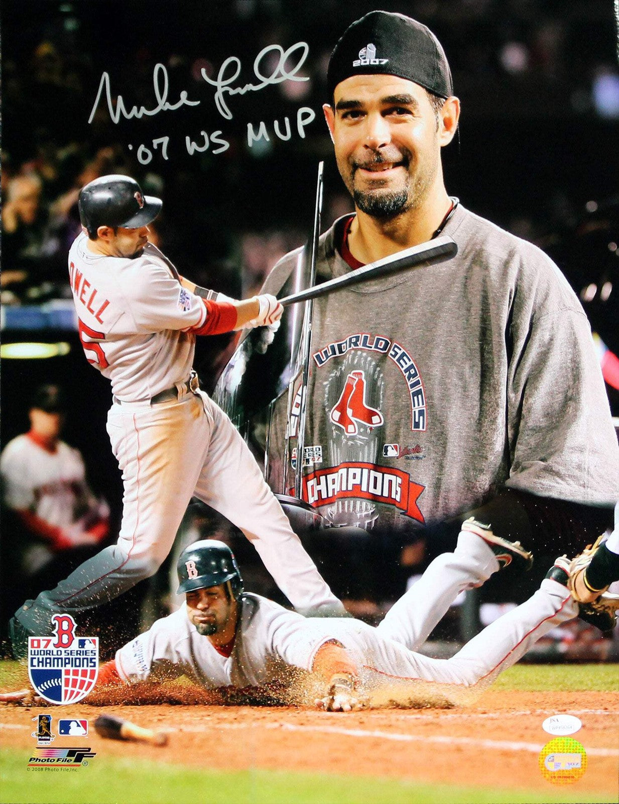 Mike Lowell "07 Ws Mvp" Autographed 2007 World