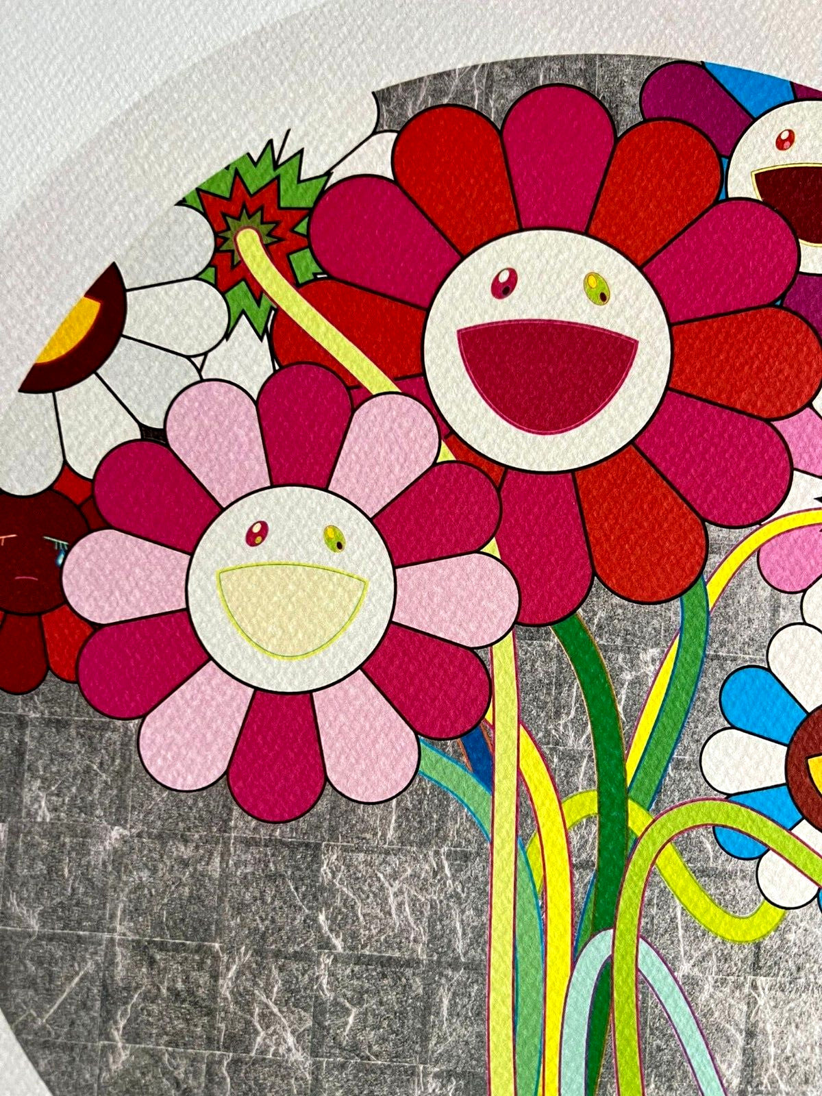 Takashi Murakami Lithograph Coa Numbered In Pencil Limited