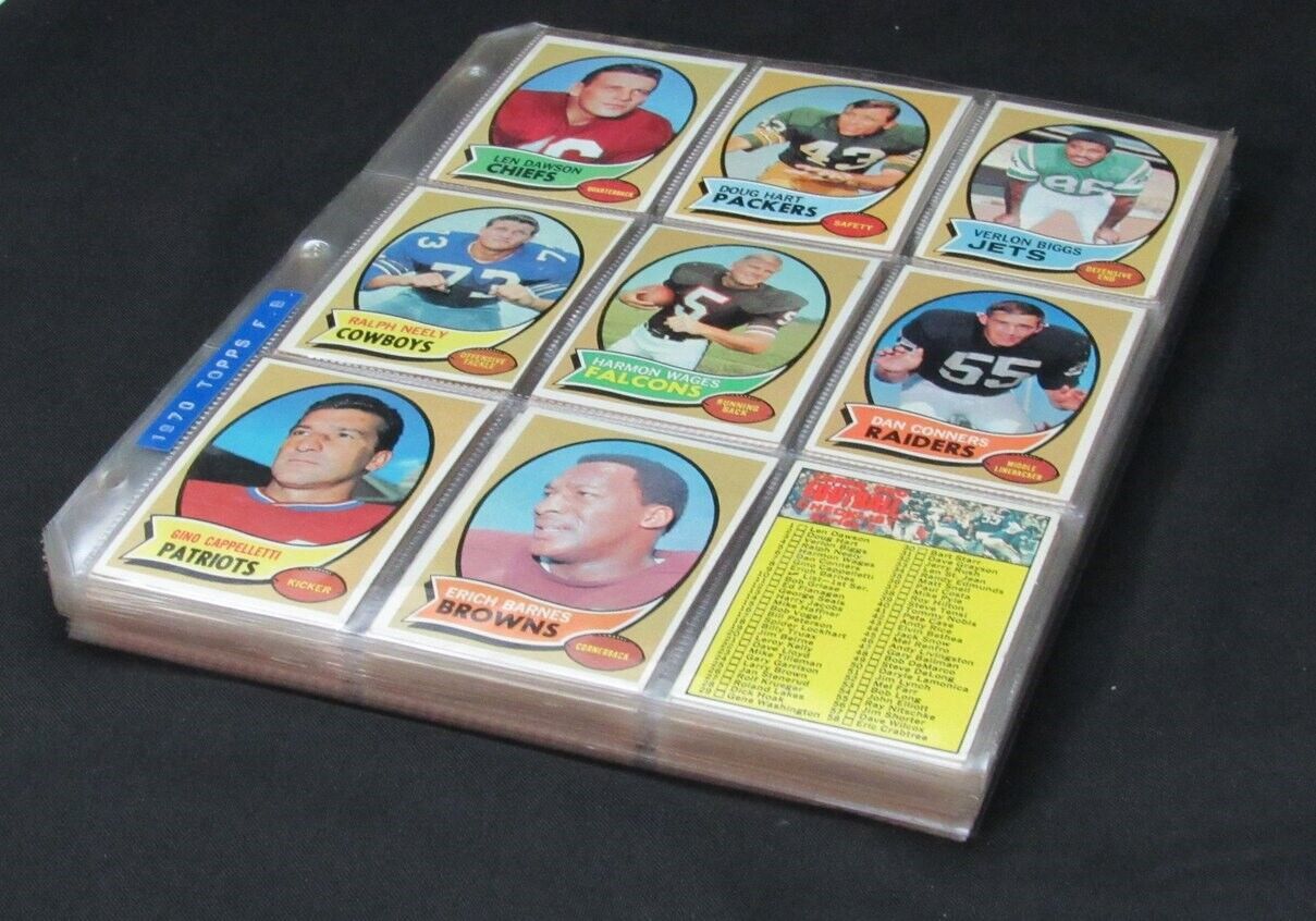 1970 Topps Football Card Complete Set (1-263)