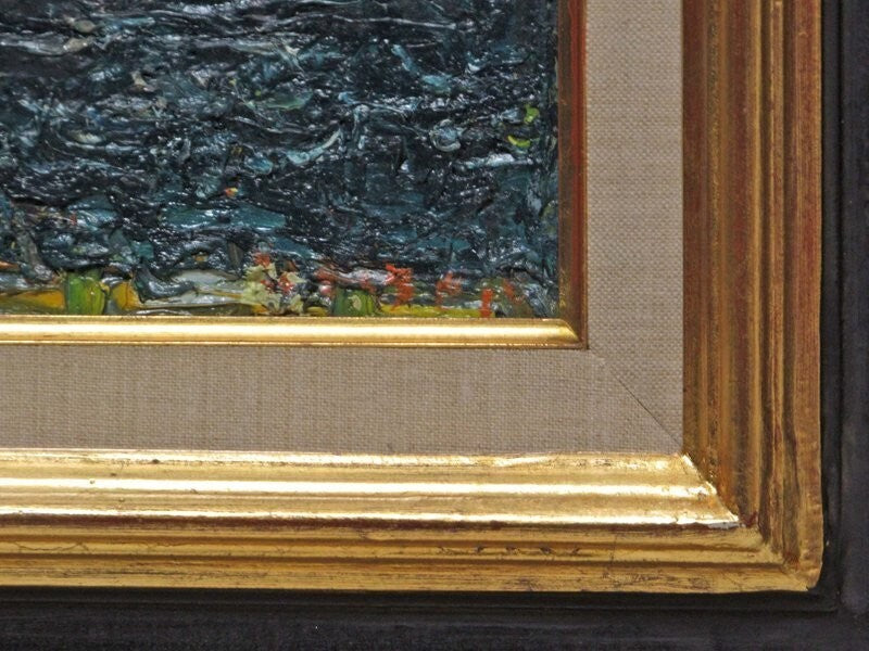 Andre Cotabo Oil Painting "Venice At Night" 1993