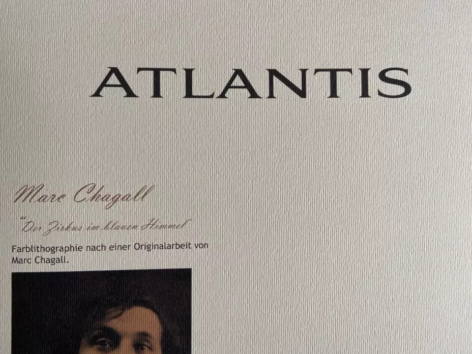 Marc Chagall Lithograph Coa Original Numbered Signed Stamped Certified