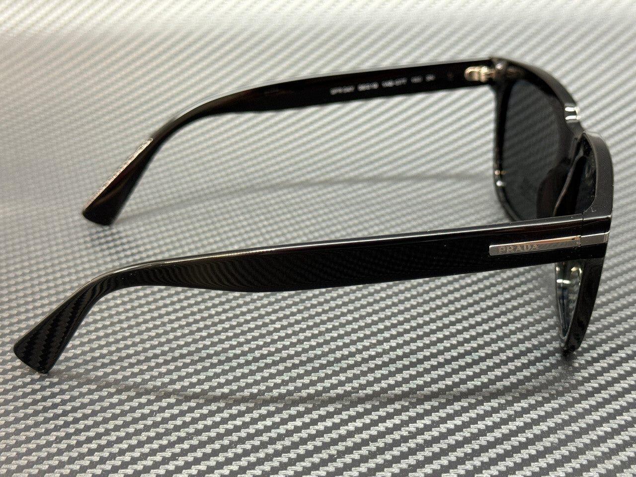 Prada Pr 04Ys 1Ab07T Black Blue Men'S 56 Mm