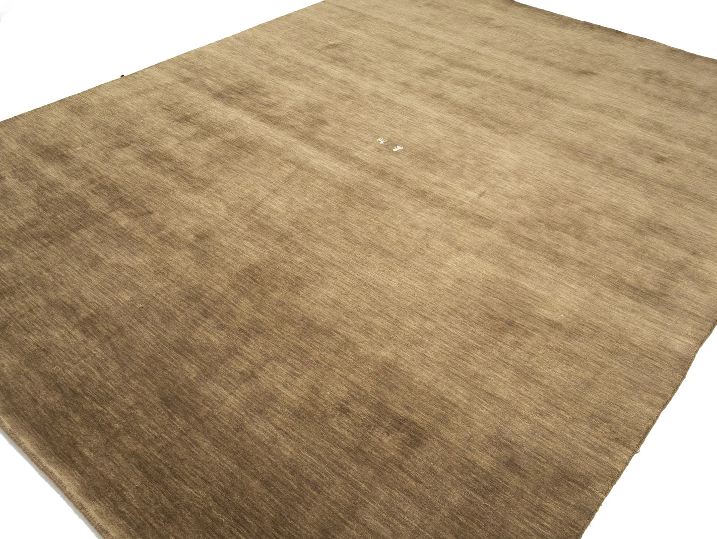 Modern Gabbeh Wool Area Rug Brown Tribal Design