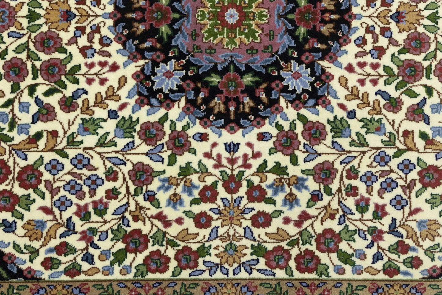 Handmade Vintage Style Floral Kirman Rug 5X7 Ft