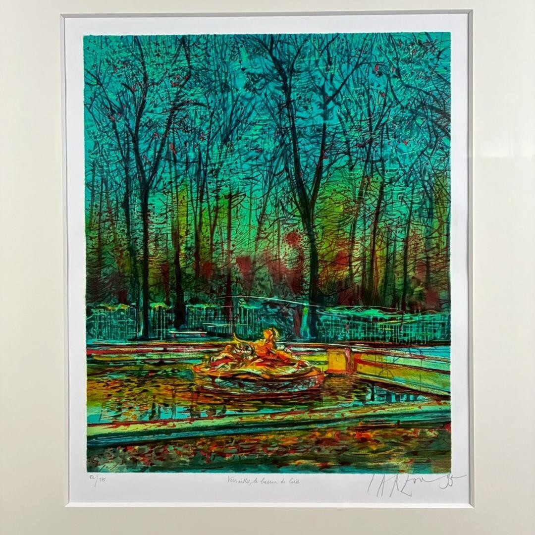 Jean Carzou Lithograph The Fountain Of Ceres 1995