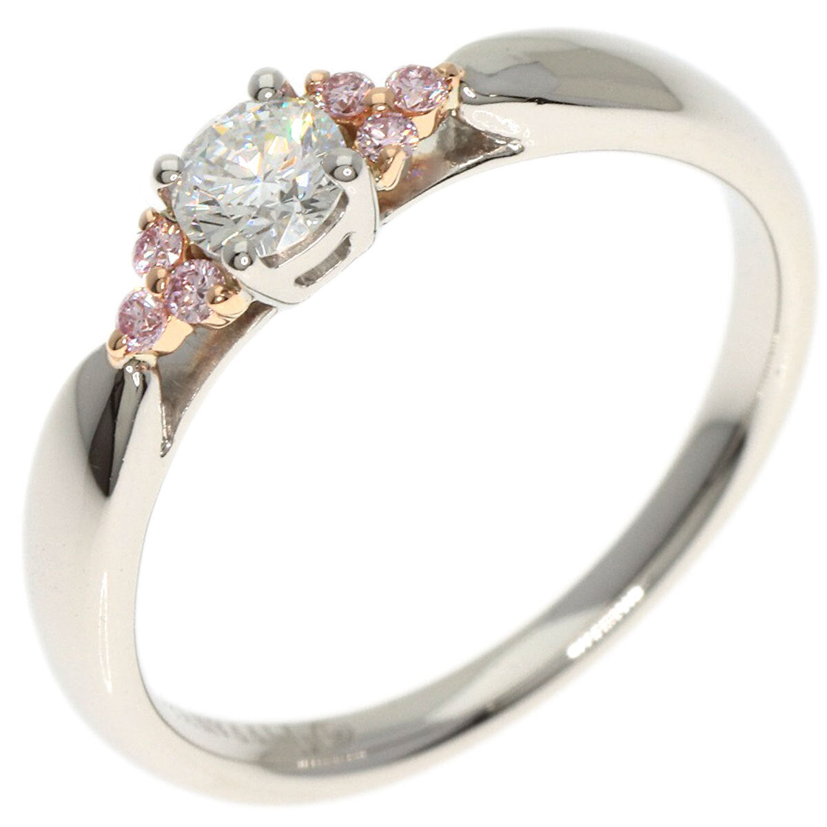 Tiffany&Co. Ring Harmony Cluster Pink Diamond
