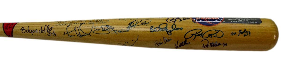 New York Mets Multi-Signed (27) Cooperstown